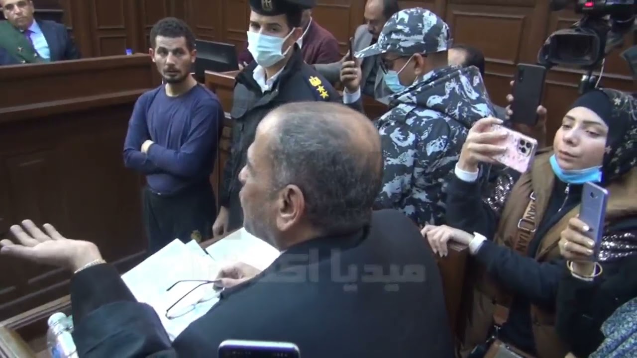 القاضى يسمح لسفاح الإسماعيلية بشرب المياه..ومرافعة المحامى لتخفيف العقوبة