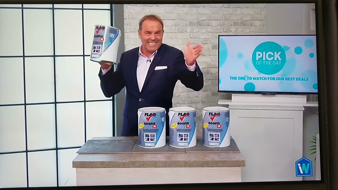 Peter Simon with Roofix on Ideal World TV