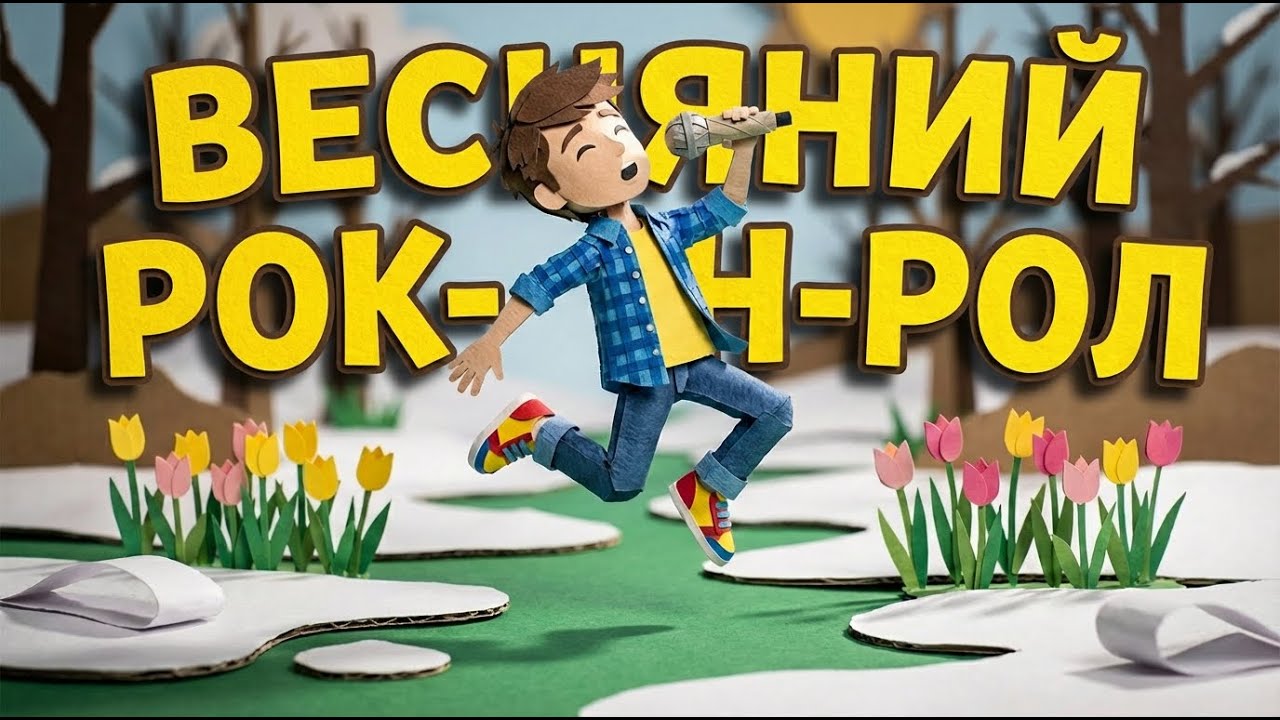 Весняний рок-н-рол 🎸 Драйвова пісня про весну для школярів | ROOMinROOM