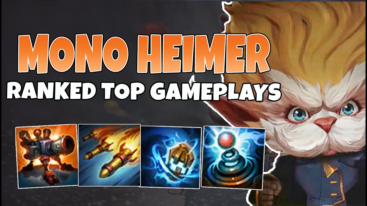 MONO HEIMERDINGER FEEDANDO E TILTANDO | League of Legends Gameplay💜