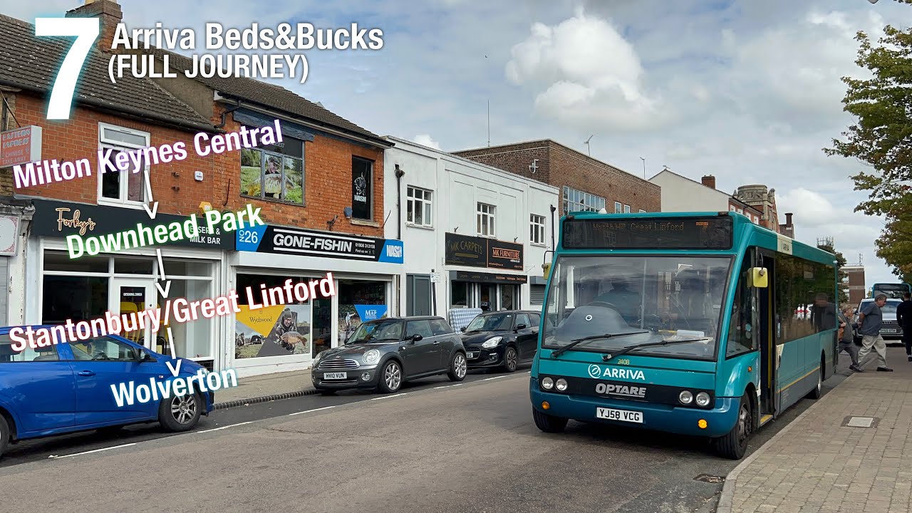 [Full Journey]Arriva Beds And Bucks 7(To Wolverton)