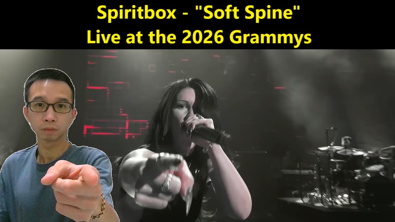 Another epic metal performance | Spiritbox - Soft Spine Live at the Grammys reaction | @EricJhang 艾瑞克