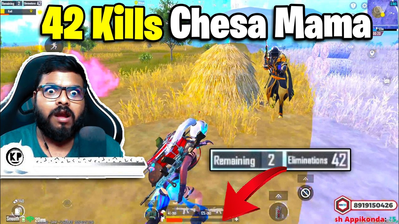 42 Kills🔥 Chesa Mama Dont Miss😭 Ending