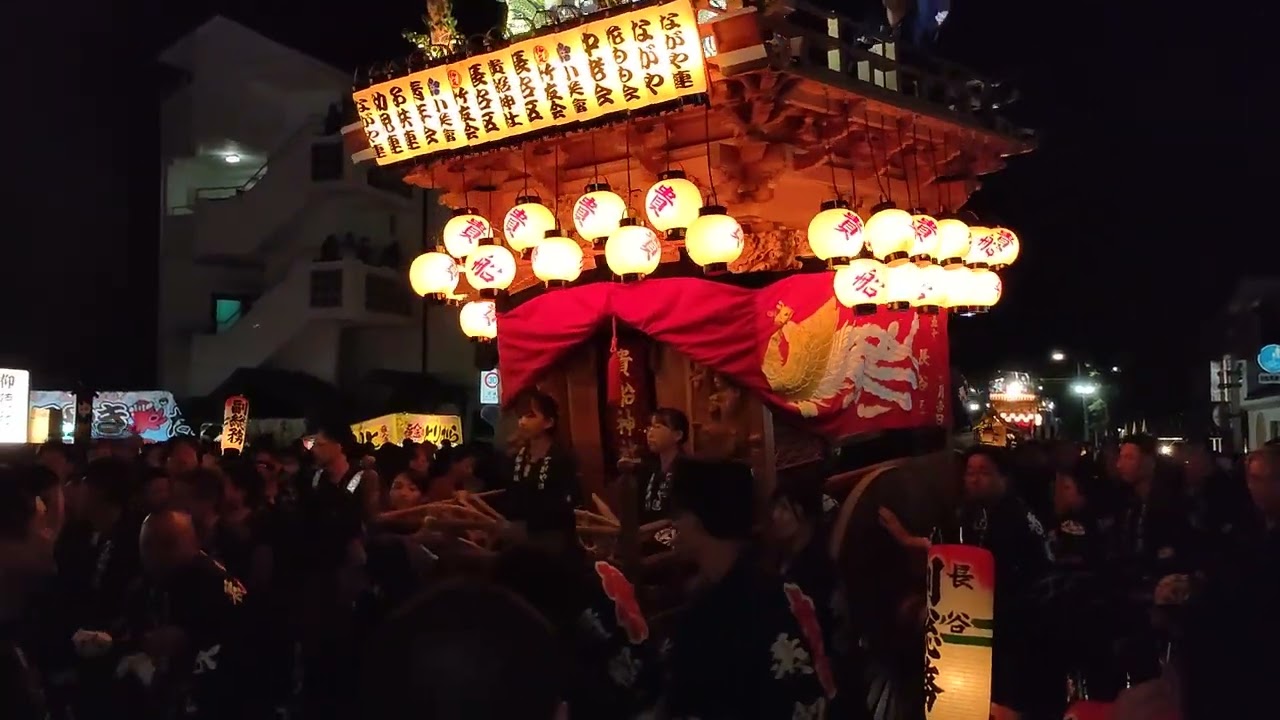 令和5年 掛川祭り 2日目夜 イシバシヤ交差点