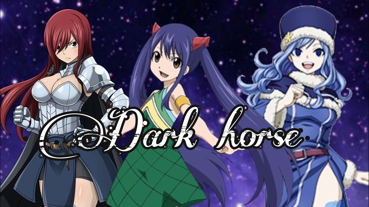 Erza,Juvia, and Wendy AMV~ Dark horse