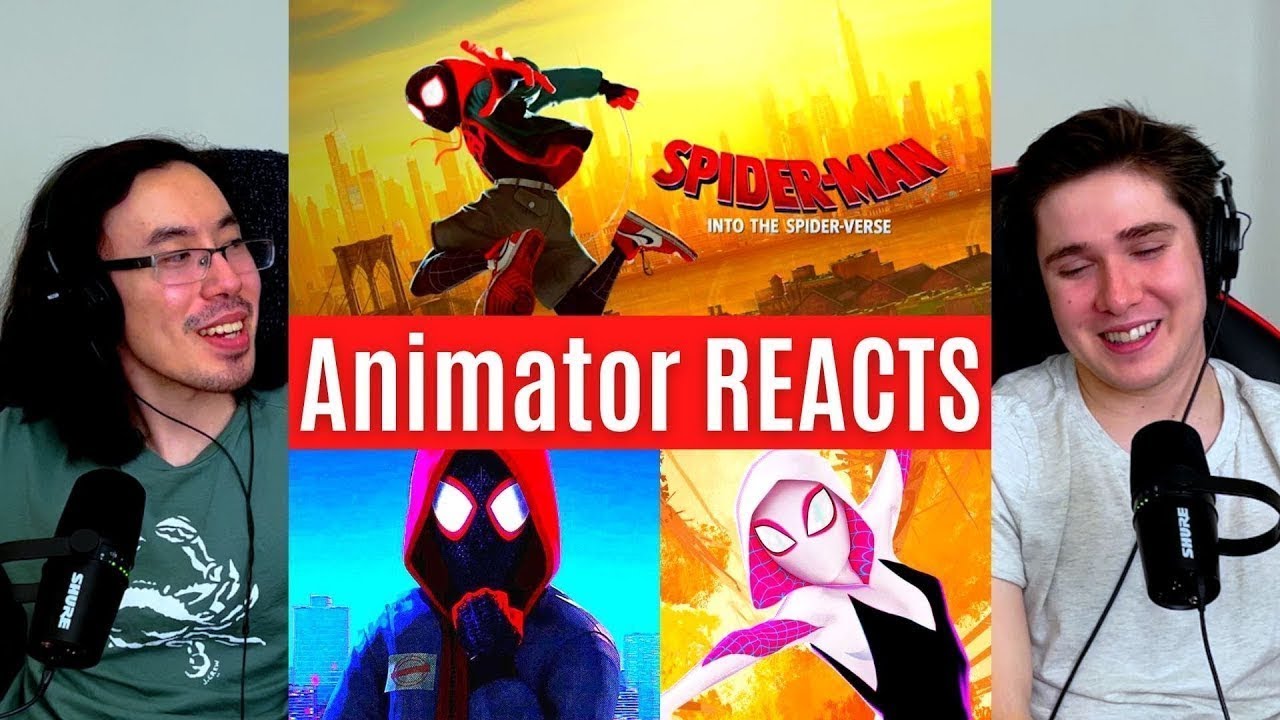 REACTING to *Spider-Man: Into the Spider-Verse* INCREDIBLE!! (Movie Reaction)