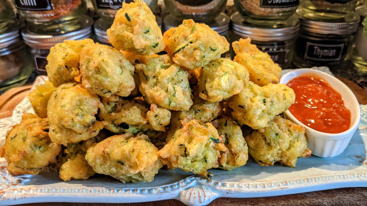 Fried Zucchini & Parmesan//Timun jepang & keju goreng.