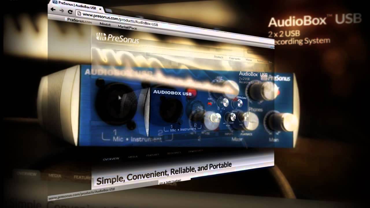 PreSonus AudioBox usb, drivers, instalación y puesta a punto con Studio One