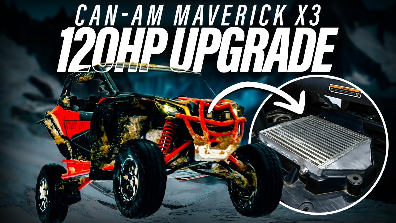CAN-AM MAVERICK X3 120HP UPGRADE TO OVER 190HP! INTERCOOLER, PUMP AND MORE!