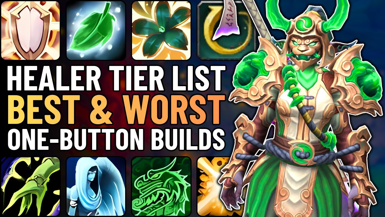 Best Healer SBA Tier List | One-Button Healing Rankings in WoW Midnight