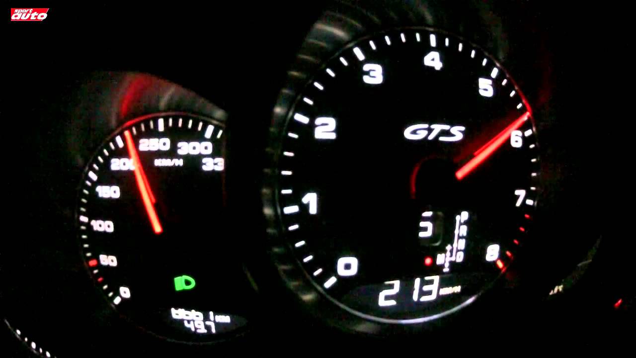 Panamera GTS 0-310 km/h Launch Control Revs Test New Porsche 2012 sport auto