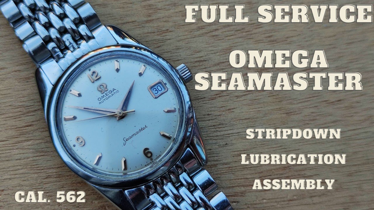 1962 watch restoration omega seamaster automatic cal.562  Ref.14701  full service