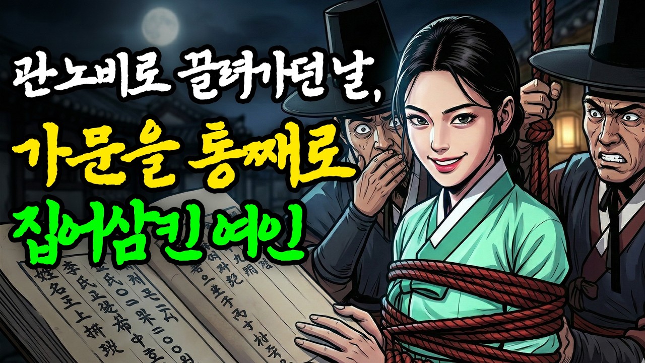 관노비로 끌려가던 며느리, 그날 밤 장부 하나로 가문을 뒤집었습니다 | 야담 오디오북 사이다 복수극