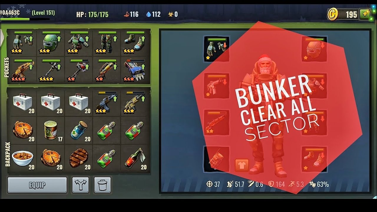 Days After || Bunker(1-6)( Clear All Sector) 🔥#bunker #zombiesurvival #gameplay