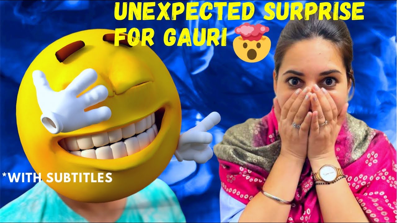 Surprising my wife with my college look | she got shocked 😮 *with subtitles