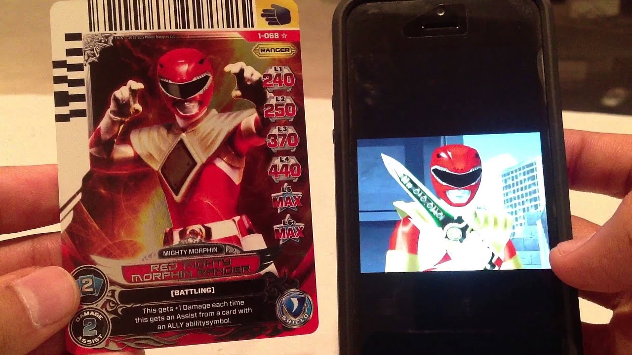 Power Rangers ACG Series 1 Card Scanner Clips (Part 3/4)