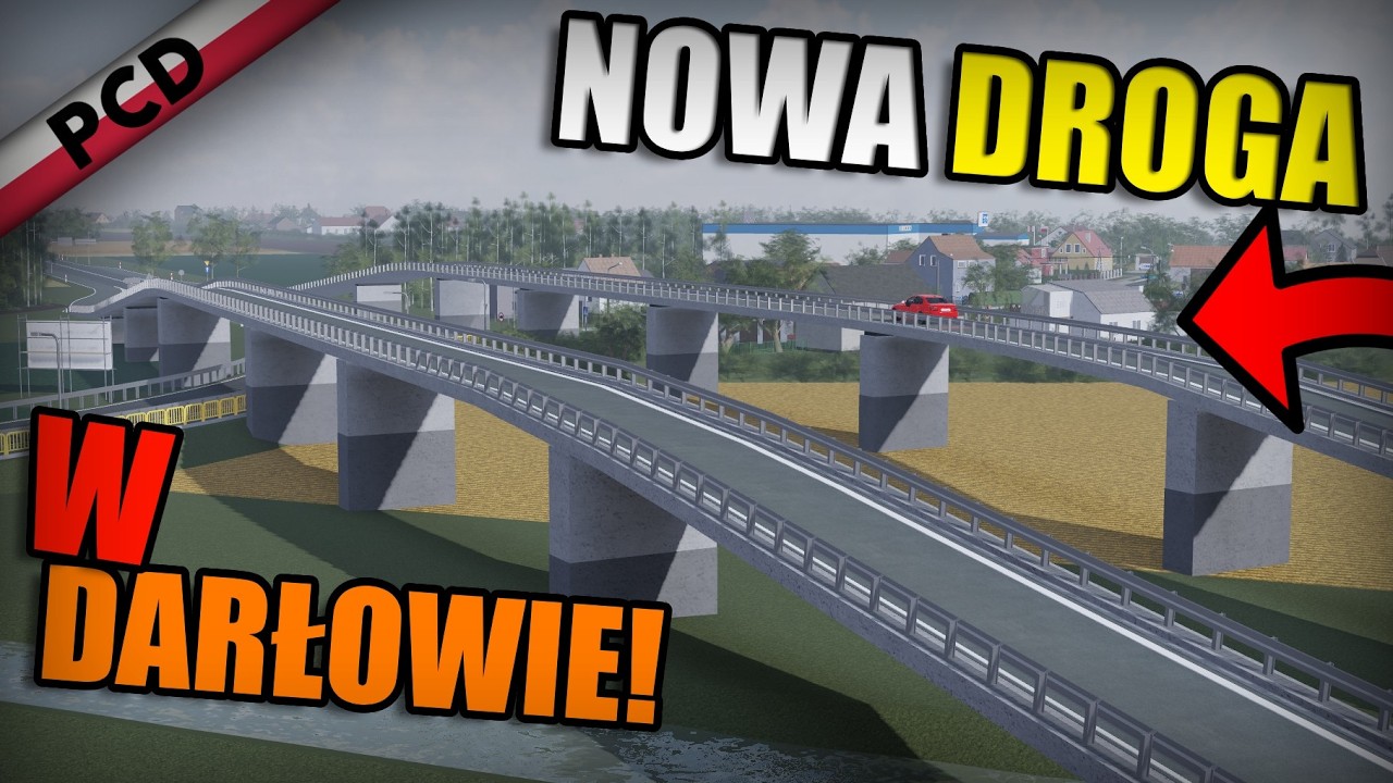 NEW ROAD in DARŁ&Oacute;W!! - EVENT II Polish Car Driving!