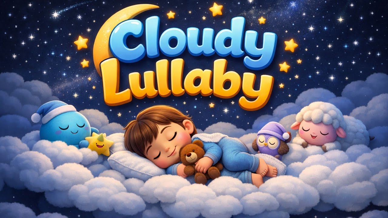 Baby Lullaby Songs Go To Sleep 🌛Cloudy Song 💤 Baby Sleep Music. Sleeping Music For Deep Sleeping