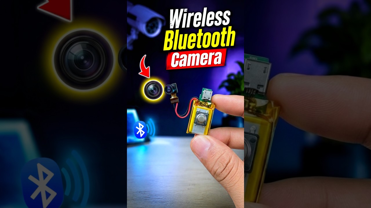 DIY Mini Bluetooth Spy Camera | Powerful Mini Spy Camera | Make Secret Spy Camera at Home | #shorts