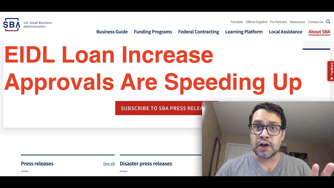 Surprising Data &mdash; EIDL Loan Increase Approvals Are Speeding Up