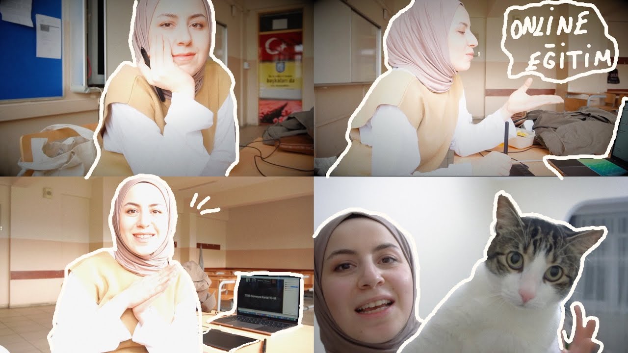 ONLİNE EĞİTİMDE BİR GÜNÜM | Öğretmen Günlüğü ( okulda )