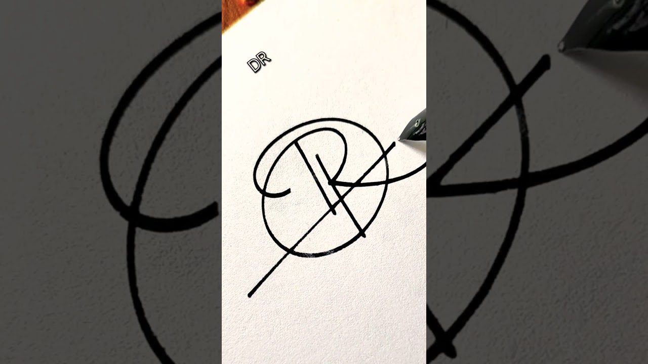 How to write name for DR signature online 