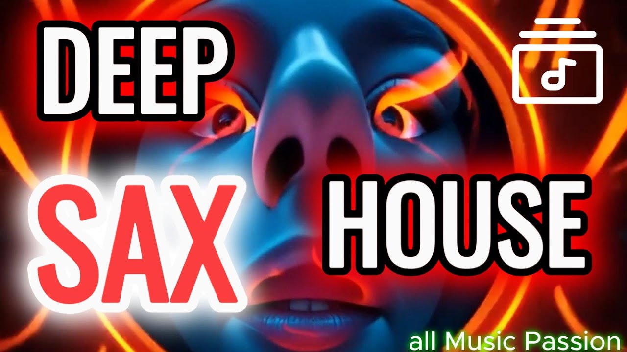 Deep House Sax in Abstract Motion Waves High-Tech Dreamworld 🎶