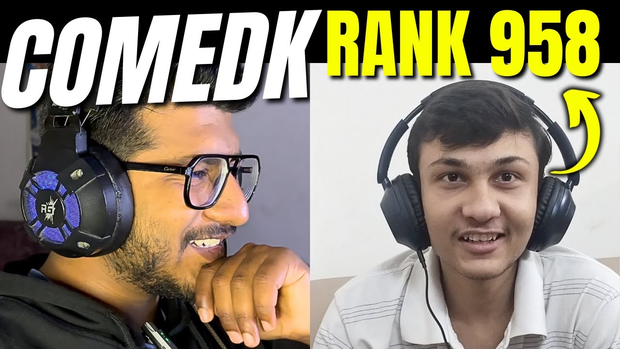 COMEDK 2026 | Secured a Rank 958 in COMEDK 2025 | Best Strategy for COMEDK from MSRIT CSE Student!