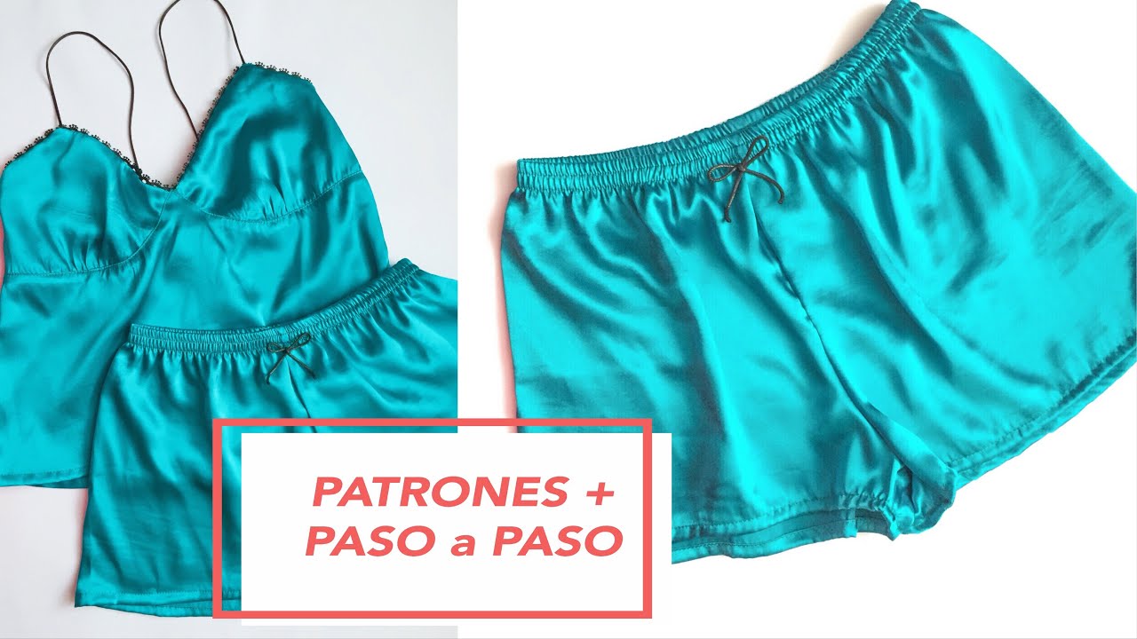 HAZ UN CONJUNTO PIJAMA | SHORT PATRONES a tu MEDIDA