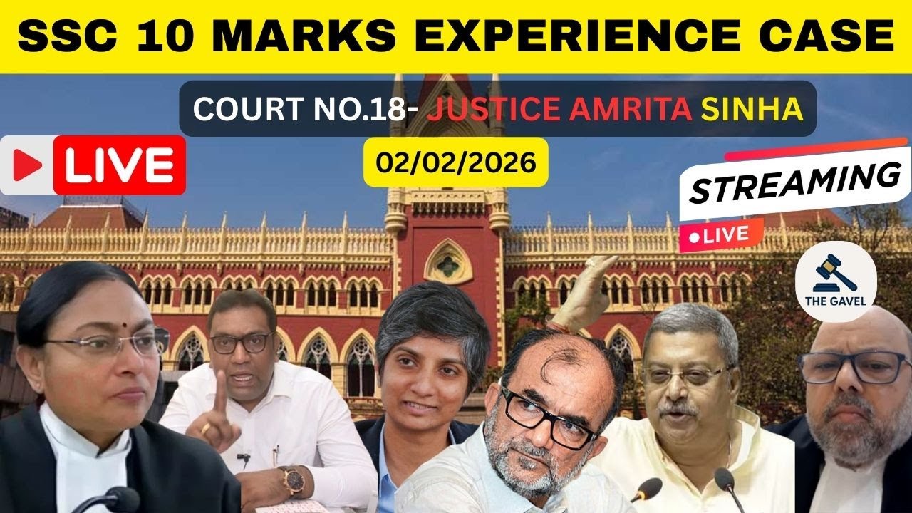 👉 “SSC & SLST Cases LIVE Hearing Today | Supreme court of India | Calcutta High Court Court No. 18”