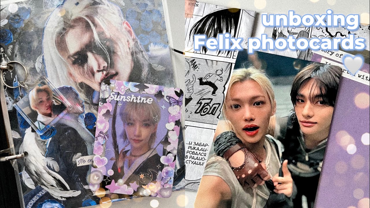 распаковка карт || unboxing felix photocards || stray kids