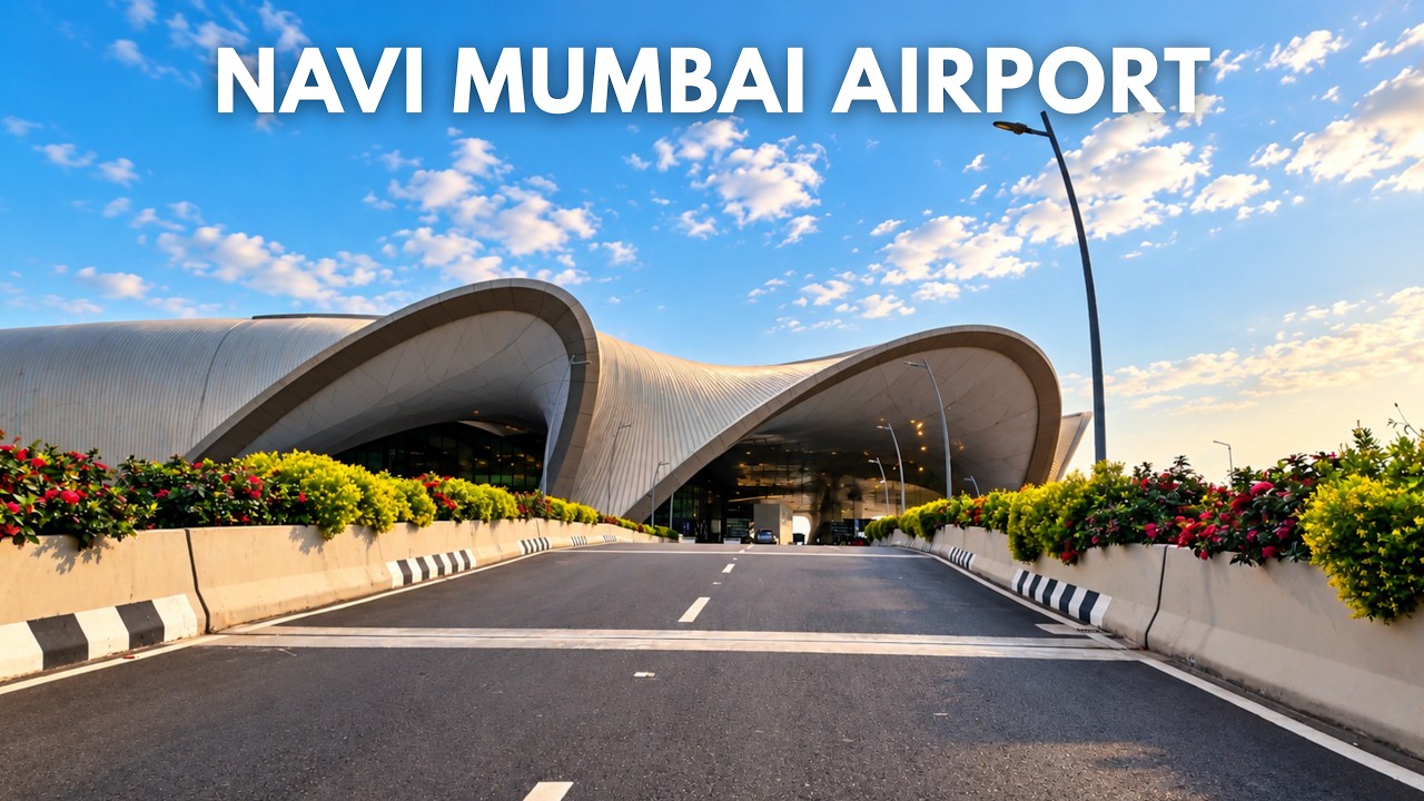 This Is Mumbai&rsquo;s Brand New Airport | Navi Mumbai International Airport Drive | 4K HDR