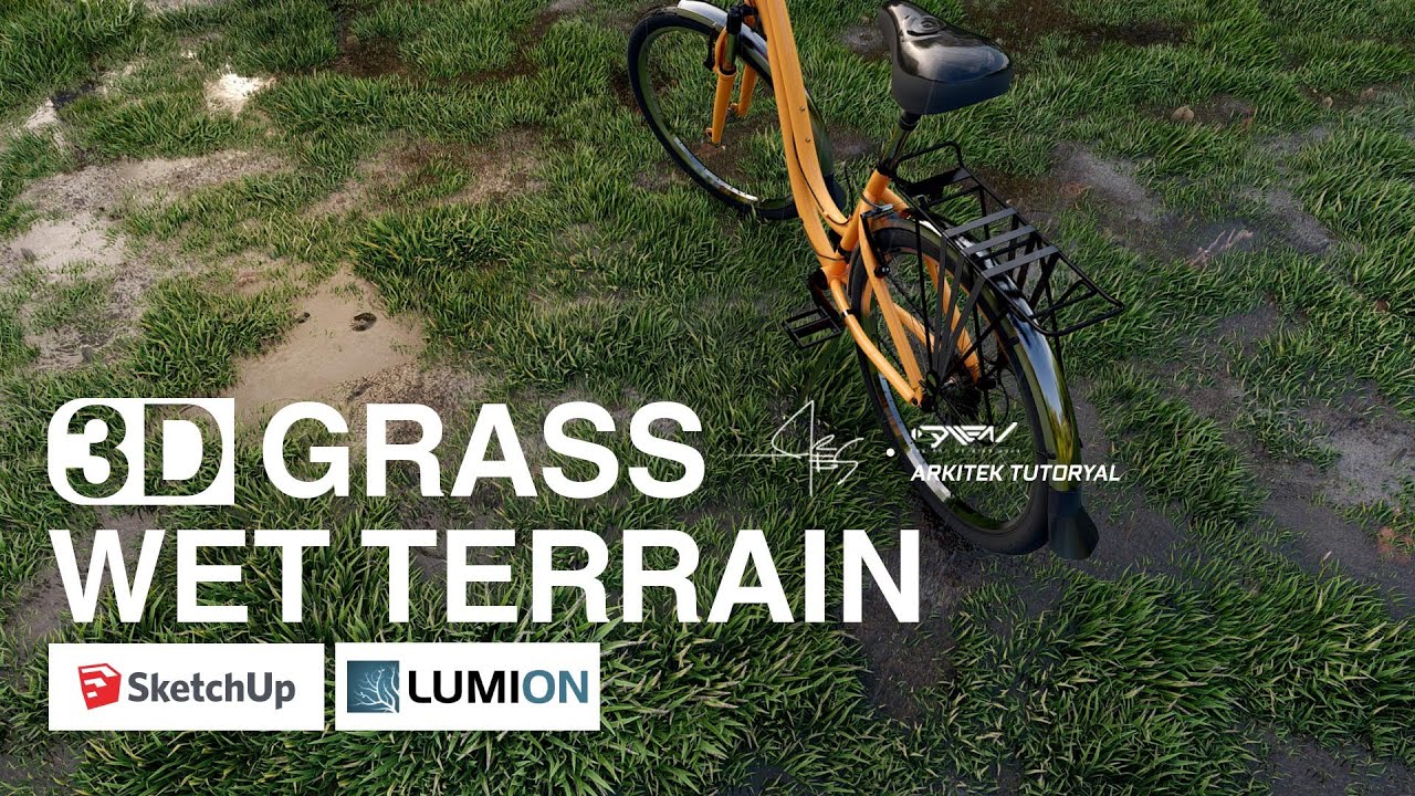 ARKITEKTUTORYAL 3D GRASS TERRAIN IN LUMION 10