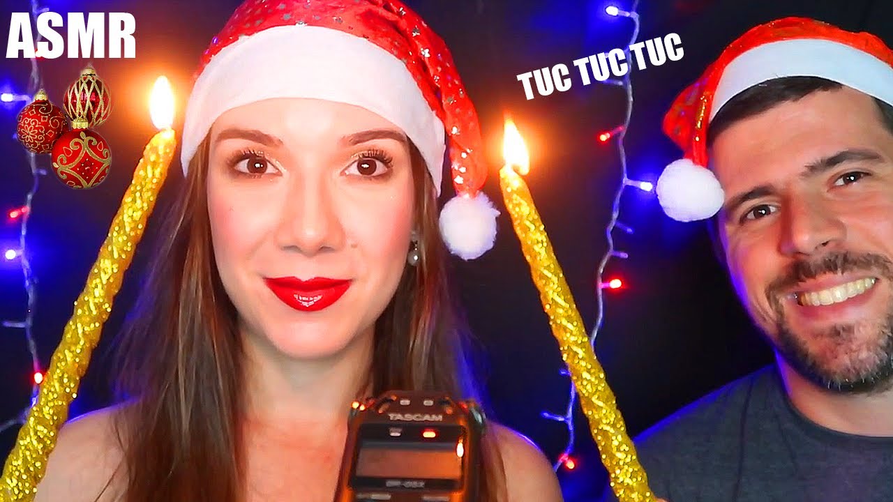 ASMR DORMIR E RELAXAR MUITO COM CLIMA DE NATAL [LUMINI E MOM&Ocirc;]