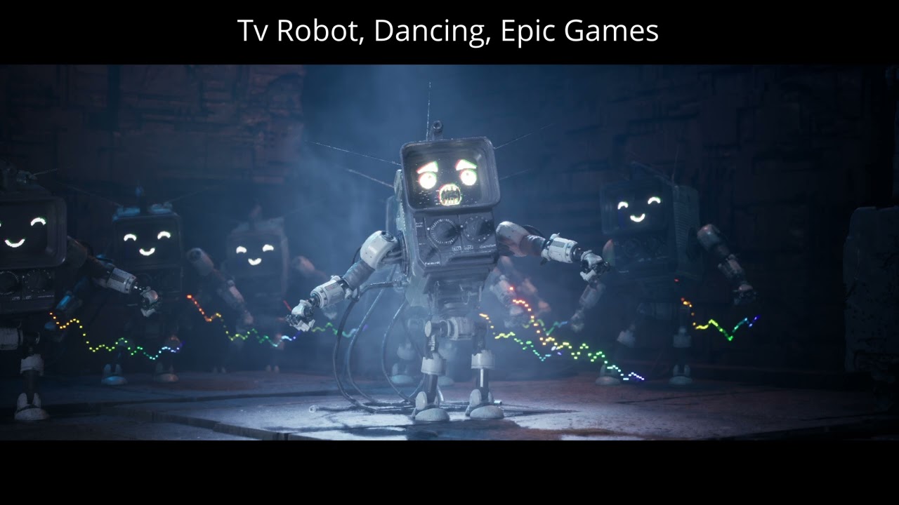 TV Robot Dancing, Epic Games Remastered Long version