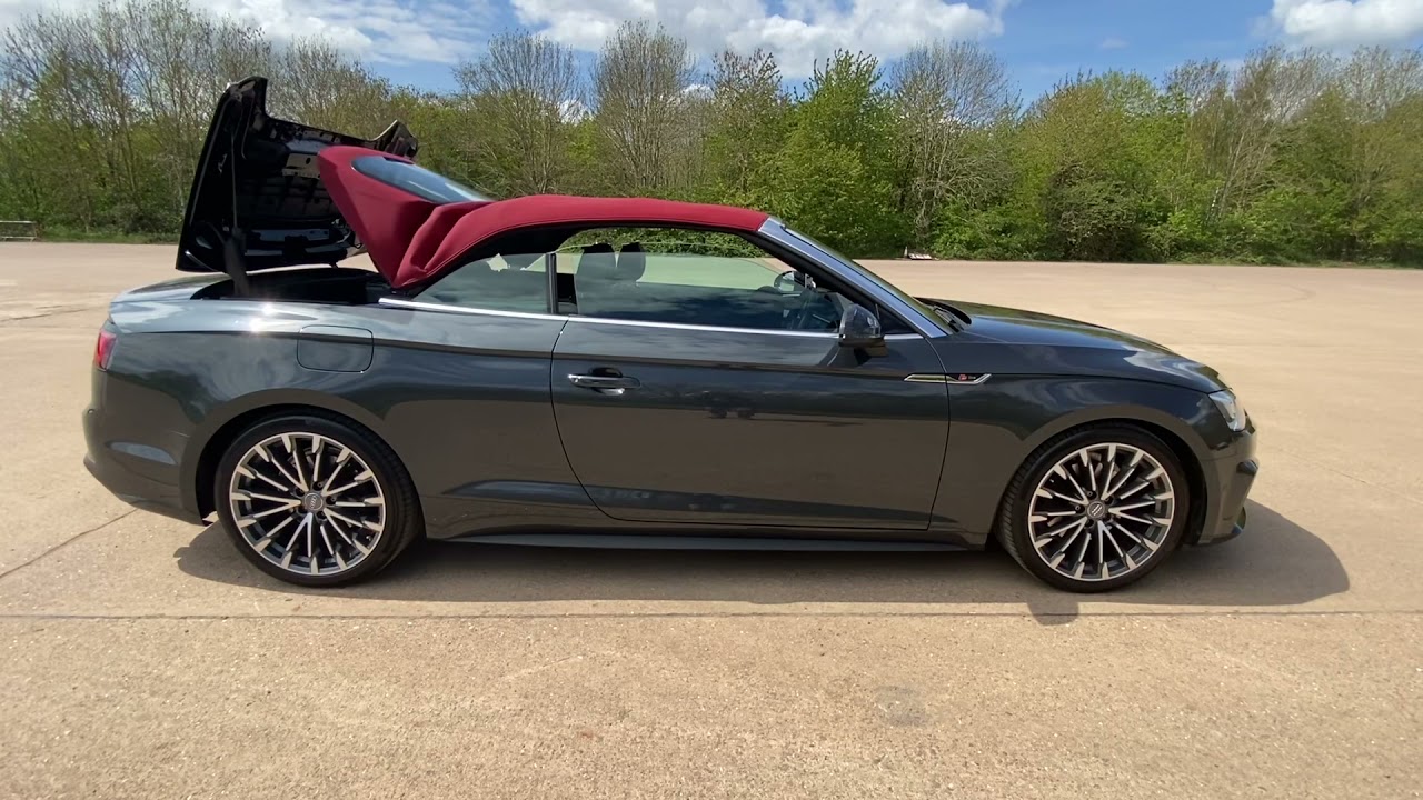 2018 18 AUDI A5 CABRIOLET S LINE 2.0 TFSI 190PS MANUAL ONLY 10,000 MILES