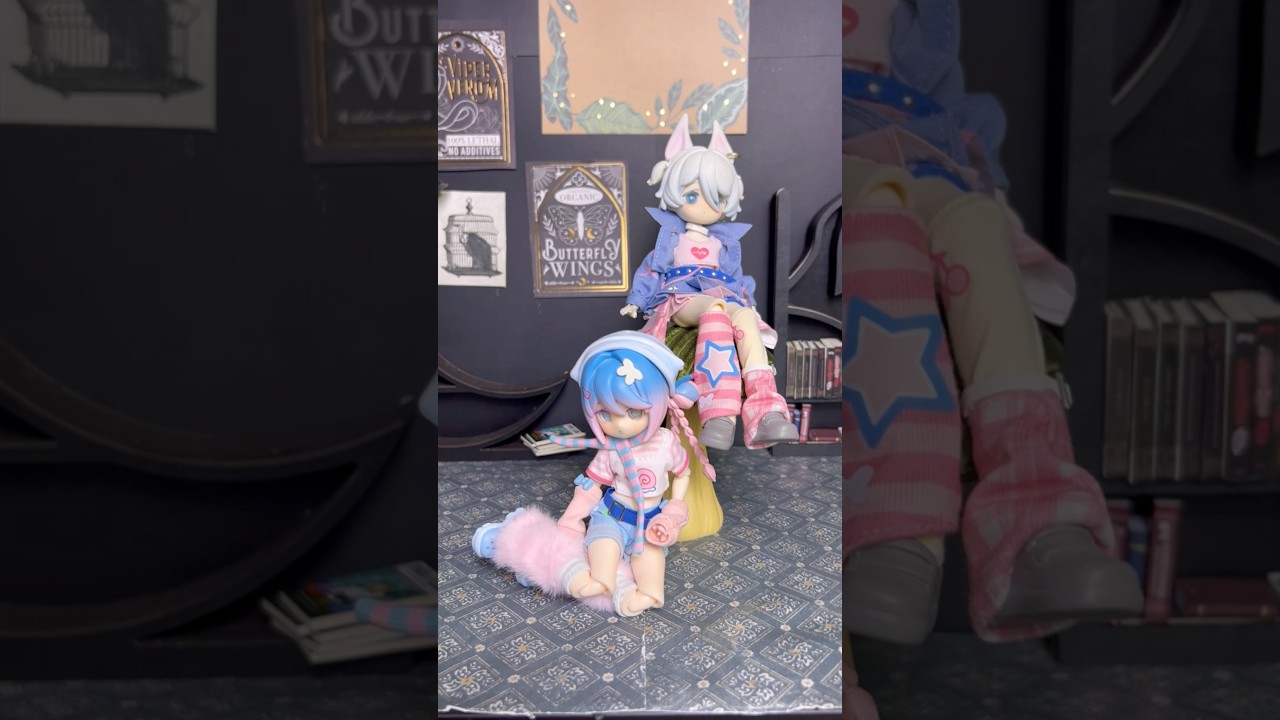 More dolls with tiny crocs!!#kikagoods #dollunboxing #blindboxopening #bjd #blindbox #mysterybox