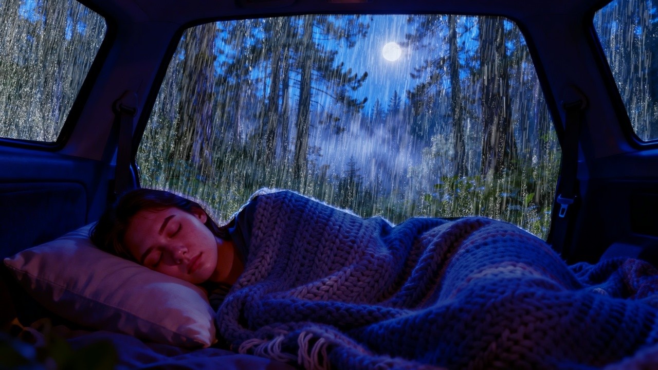 Sons de Chuva à Noite 🌿 Relaxamento Total para Mente Ansiosa e Corpo Cansado