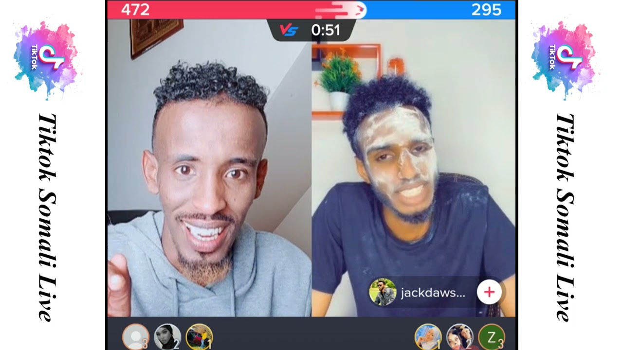 Ayuub Kaarlo iyo Qurux Ku Dhiigle || Tiktok Somali Live 2021