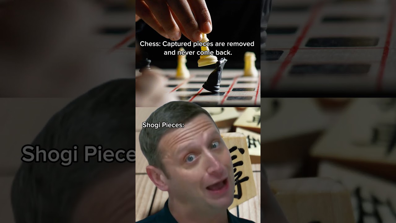 Chess: Pieces that are captured are DEAD! Shogi: YOU SURE ABOUT THAT? |#将棋 #japanese #chess #shorts