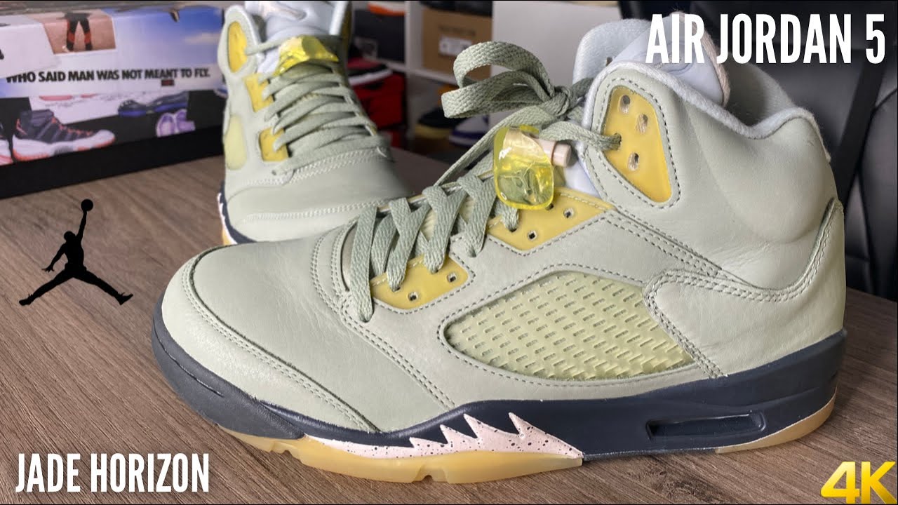 Air Jordan 5 Jade Horizon On Feet Review