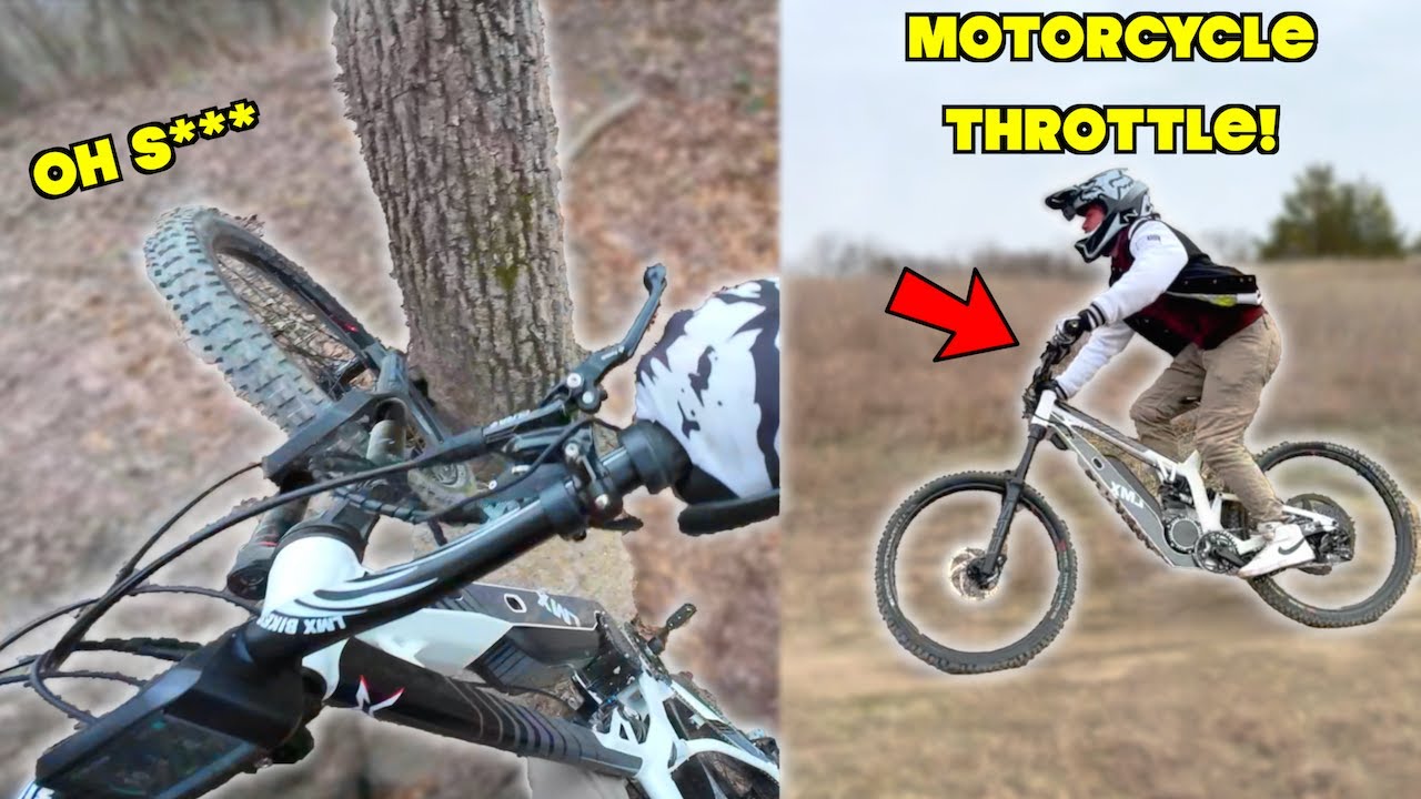 First EVER Electric Motorcycle/Mountain Bike Mix - LMX 64 review