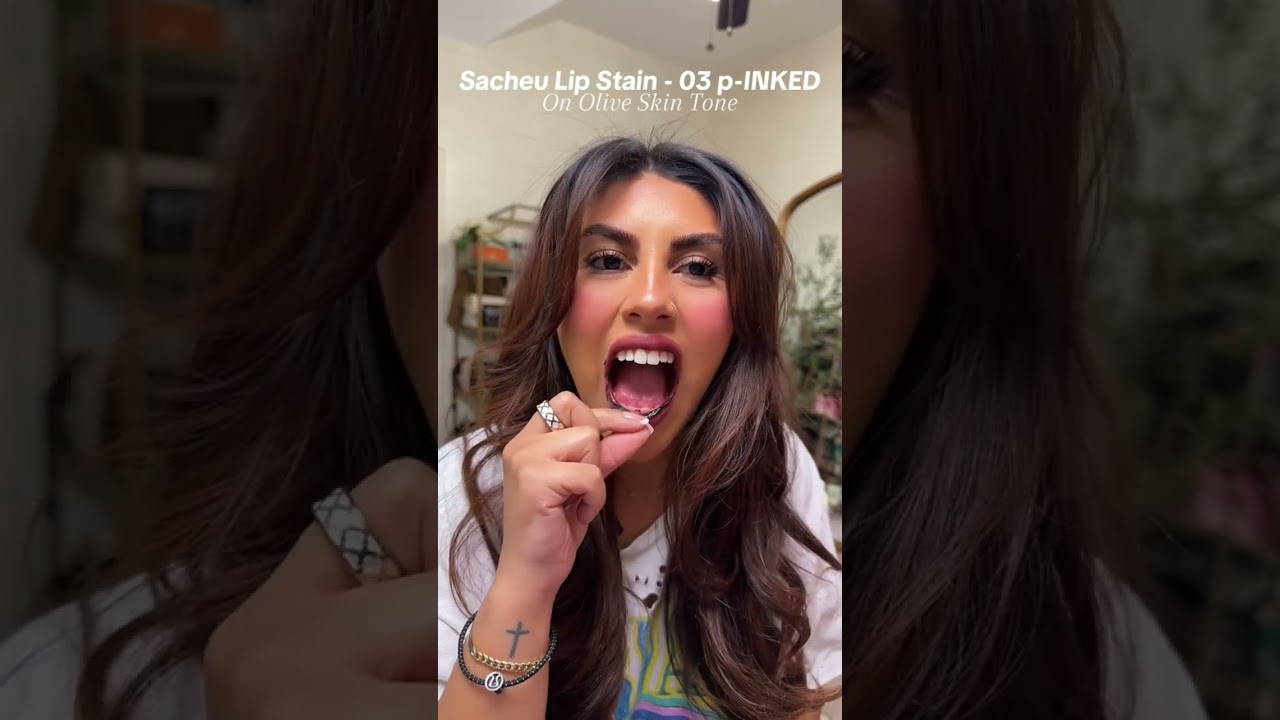VIRAL peel off lip stain!! (On olive skin tone) 👄💄 