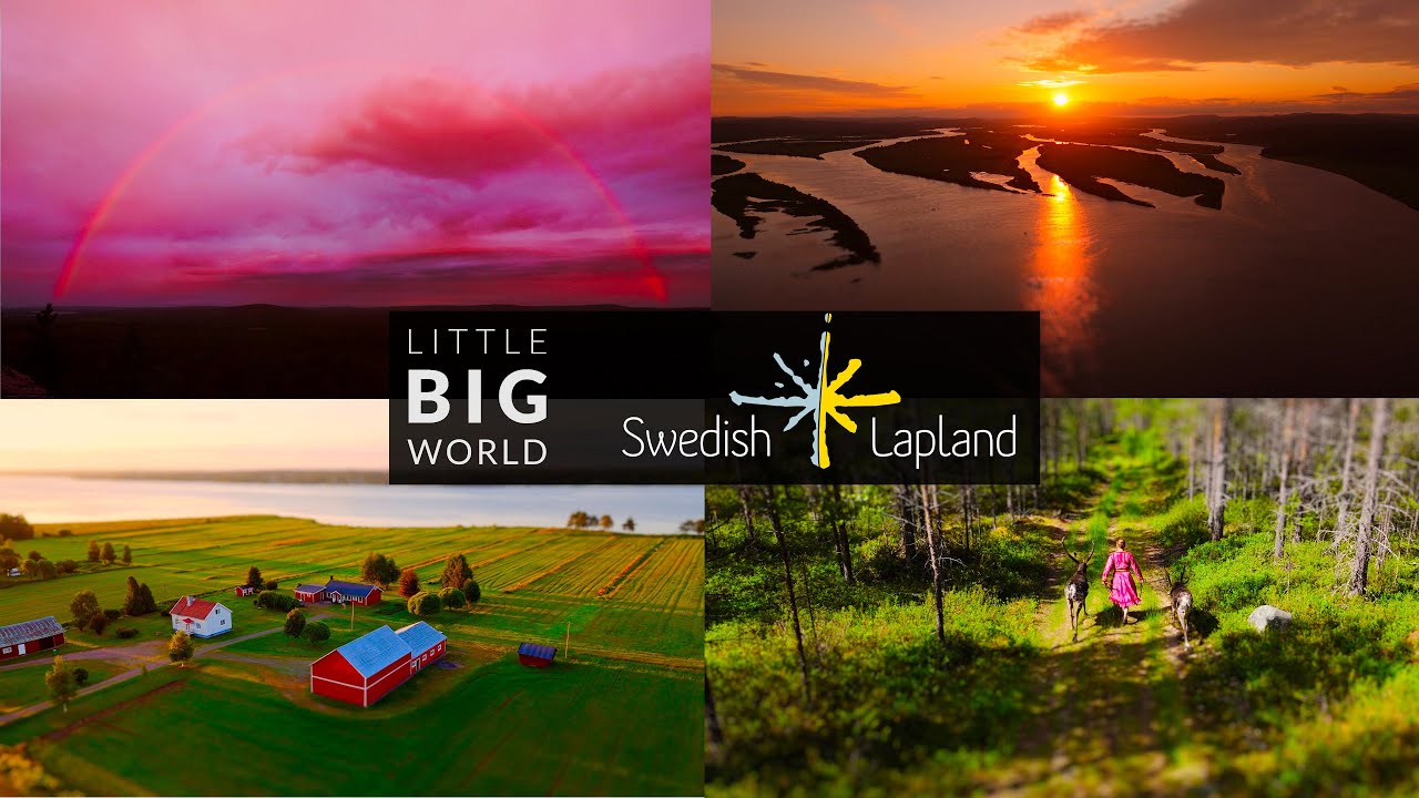Swedish Lapland | An amazing tilt-shift journey in midummer | Little Big World