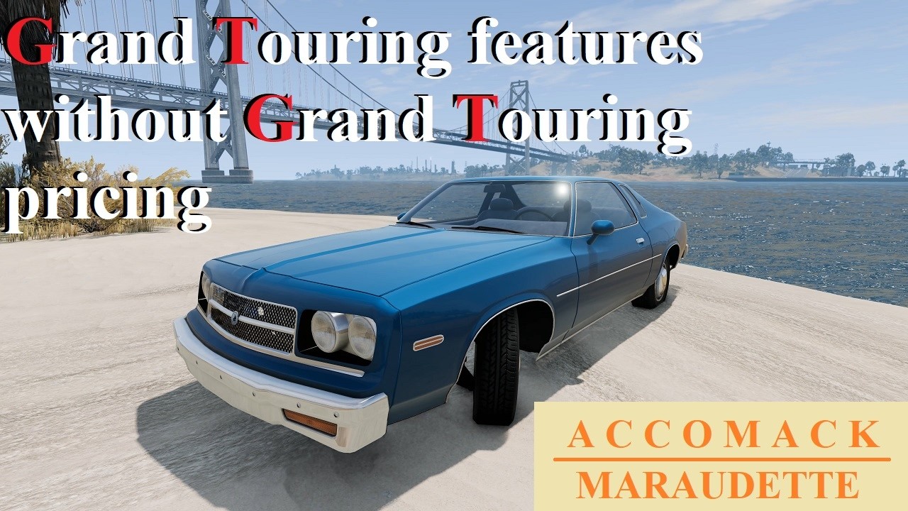 BeamNG.drive (Mod) Freeroam: West Coast, USA - 1973 Accomack Maraudette 309 V8 Solace