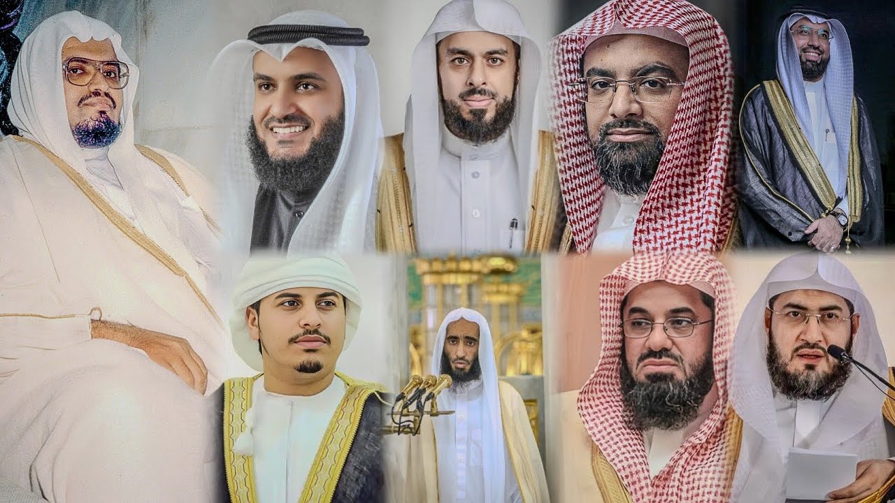 10 مشايخ يحاكون الشيخ علي جابر رحمه الله | 10 reciters imitate sheikh Ali Jaber