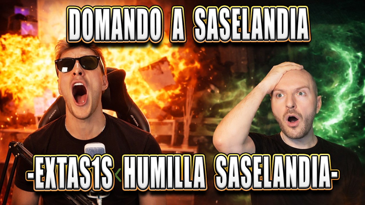 DOMANDO A SASELANDIA | EXTAS1S HUMILLA A SASELANDIA | DINO CRISIS WORD PREMIERE