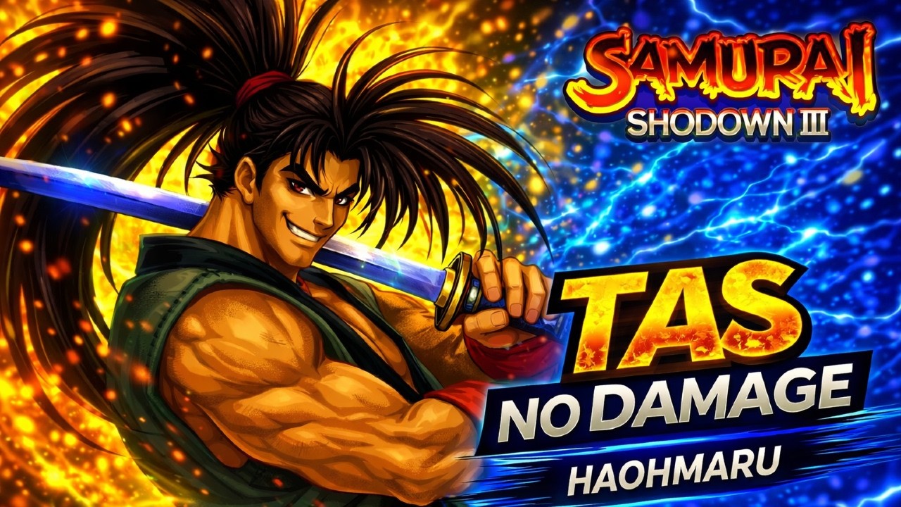 【TAS】Samurai Shodown III – Haohmaru (Bust) | No Damage【ARCADE】