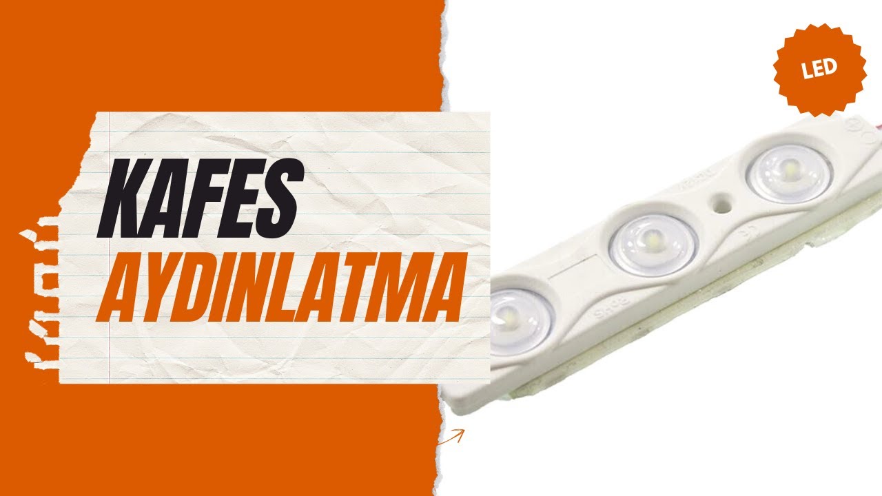 Muhabbet Kuşu Üretim Kafesi Modül Led Aydınlatma