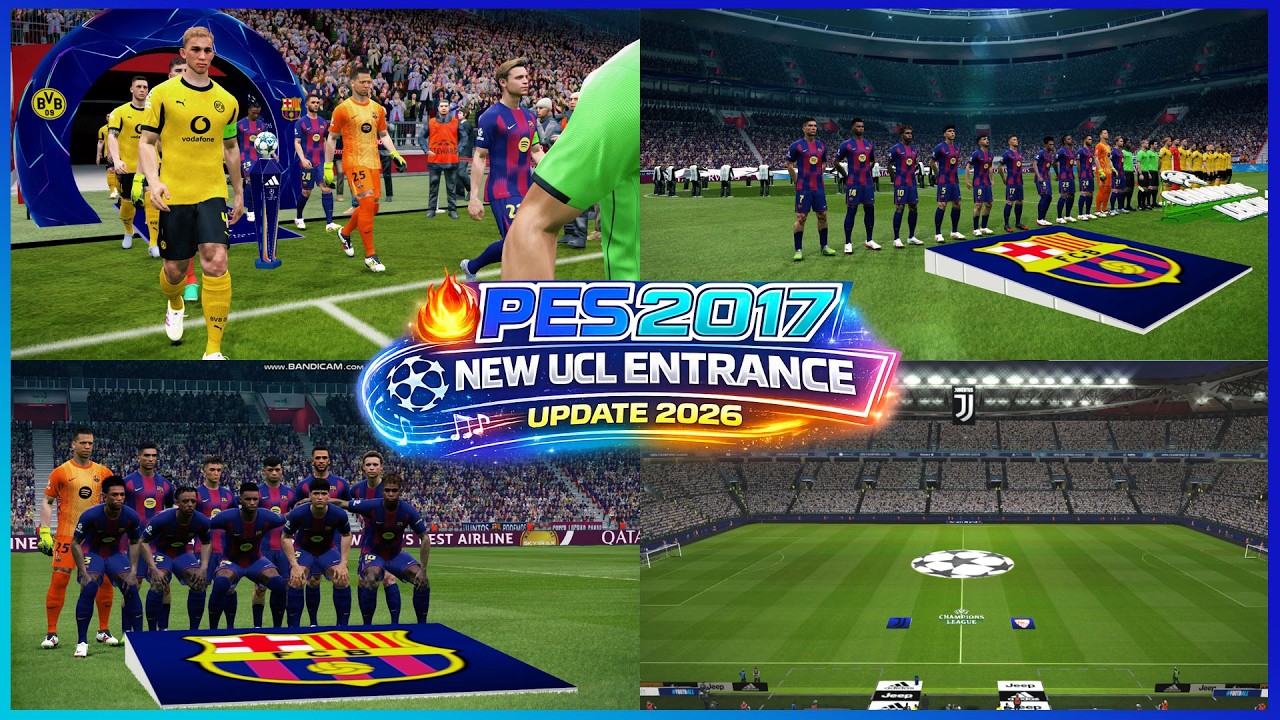 🔥 PES 2017: Новое обновление для выхода в Лигу чемпионов 2026 года
